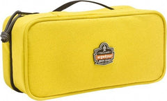 Ergodyne - 1 Pocket Yellow Polyester Tool Bag - 10" Wide x 4-1/2" Deep x 3" High - Best Tool & Supply