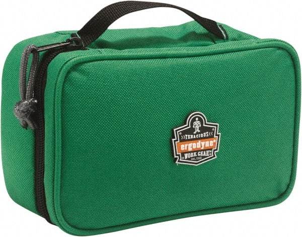 Ergodyne - 1 Pocket Green Polyester Tool Bag - 7-1/2" Wide x 4-1/2" Deep x 3" High - Best Tool & Supply