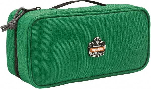 Ergodyne - 1 Pocket Green Polyester Tool Bag - 10" Wide x 4-1/2" Deep x 3" High - Best Tool & Supply