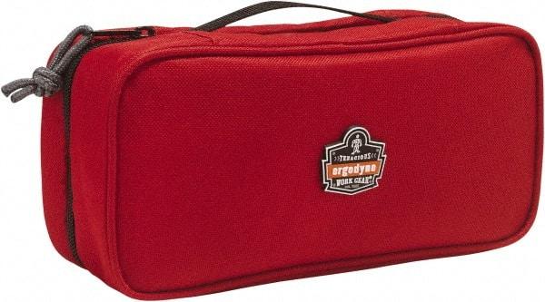 Ergodyne - 1 Pocket Red Polyester Tool Bag - 10" Wide x 4-1/2" Deep x 3" High - Best Tool & Supply