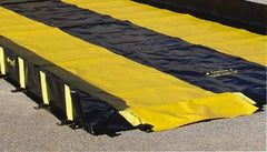 Justrite - 28' Long x 3' Wide, Spill Containment Berm Track Mat - Compatible with Berm - Best Tool & Supply