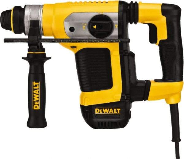 DeWALT - 1-1/8" SDS Chuck Electric Rotary Hammer - 0 to 4,700 BPM, 0 to 820 RPM, Reversible - Best Tool & Supply