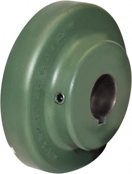 TB Wood's - 1-1/2" Max Bore Diam, 3/8" x 3/16" Keyway Width x Depth, 6-3/8" Hub, 9 Flexible Coupling Flange - 6-3/8" OD, 2-13/32" OAL, Cast Iron, Type S - Best Tool & Supply