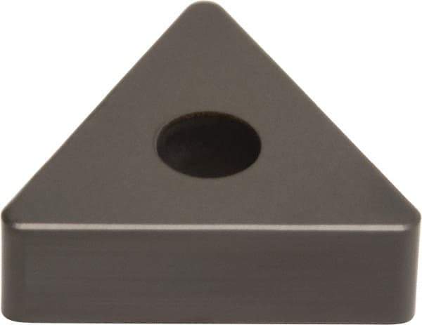 Sumitomo - TNGA333 Grade BNS800 PCBN Turning Insert - Uncoated, 60° Triangle, 3/8" Inscr Circle, 3/16" Thick, 3/64" Corner Radius - Best Tool & Supply