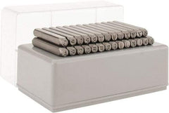 C.H. Hanson - 27 Piece, 3/16" Character Steel Stamp Set - Letters, Standard - Best Tool & Supply