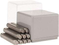 C.H. Hanson - 9 Piece, 1/16" Character Steel Stamp Set - Figures, Heavy Duty - Best Tool & Supply