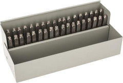 C.H. Hanson - 36 Piece, 3/32" Character Steel Stamp Set - Letters & Figures, Heavy Duty - Best Tool & Supply