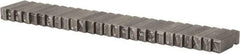 C.H. Hanson - 26 Piece, 1/4 Inch Character, Steel Type Set - 8 Character Capacity, A-Z Content - Best Tool & Supply