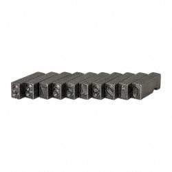 C.H. Hanson - 10 Piece, 1/4 Inch Character, Steel Type Set - 8 Character Capacity, 0-9 Content - Best Tool & Supply