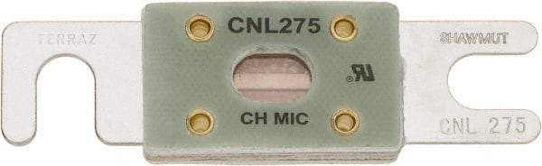 Ferraz Shawmut - 275 Amp Visible Link Flat Forklift & Truck Fuse - 32VAC, 32VDC, 3.18" Long x 0.75" Wide, Littelfuse CNL275, Bussman ANL275, Ferraz Shawmut CNL275 - Best Tool & Supply