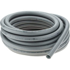 Made in USA - 3/4" Trade Size, 50' Long, Flexible Liquidtight Conduit - Steel - Best Tool & Supply