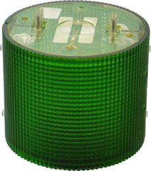 Federal Signal Corp - Incandescent Lamp, Green, Flashing and Steady, Stackable Tower Light Module - 120 VAC, 0.13 Amp, 1 NEMA Rated, Base Mount - Best Tool & Supply