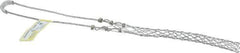 Hubbell Wiring Device-Kellems - 0.73 to 0.85 Inch Cable Diameter, Galvanized Steel, Single Loop Support Grip - 13-3/4 Inch Long, 1,400 Lb. Breaking Strength, 6-3/4 Inch Mesh Length - Best Tool & Supply