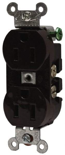 Hubbell Wiring Device-Kellems - Straight Blade Receptacles   Receptacle Type: Duplex Receptacle    Grade: Specification - Best Tool & Supply