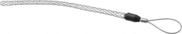 Hubbell Wiring Device-Kellems - Flexible Eye, Single Weave Mesh, Steel Wire Pulling Grip - 8-1/2" Mesh, 1/2 to 0.62" Cable Diam - Best Tool & Supply