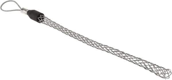 Hubbell Wiring Device-Kellems - Flexible Eye, Single Weave Mesh, Steel Wire Pulling Grip - 10" Mesh, 0.63 to 0.74" Cable Diam - Best Tool & Supply