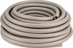 Hubbell Wiring Device-Kellems - 3/4" Trade Size, 100' Long, Flexible Liquidtight Conduit - PVC, 21.1mm ID, Gray - Best Tool & Supply