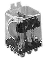 ACI - 11 Pins, Square Electromechanical Blade General Purpose Relay - 10 Amp at 240 VAC, 3PDT, 12 VDC - Best Tool & Supply