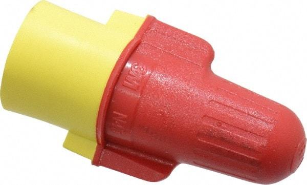 3M - 2, 18 to 2, 8 AWG, 600 Volt, Flame Retardant, Wing Twist on Wire Connector - Red & Yellow, 221°F - Best Tool & Supply