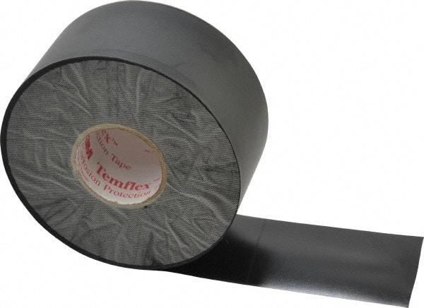 3M - 2" x 100', Black Vinyl Electrical Tape - Series 1100, 10 mil Thick, 25 Lb./Inch Tensile Strength - Best Tool & Supply