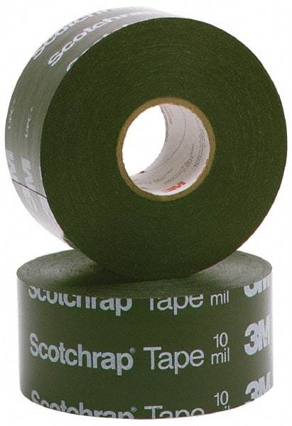 3M - 1" x 100', Black Vinyl Electrical Tape - Series 51, 20 mil Thick, 575 V/mil Dielectric Strength, 40 Lb./Inch Tensile Strength - Best Tool & Supply