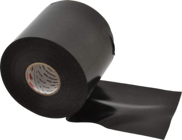 3M - 4" x 100', Black Vinyl Electrical Tape - Series 50, 10 mil Thick, 20 Lb./Inch Tensile Strength - Best Tool & Supply