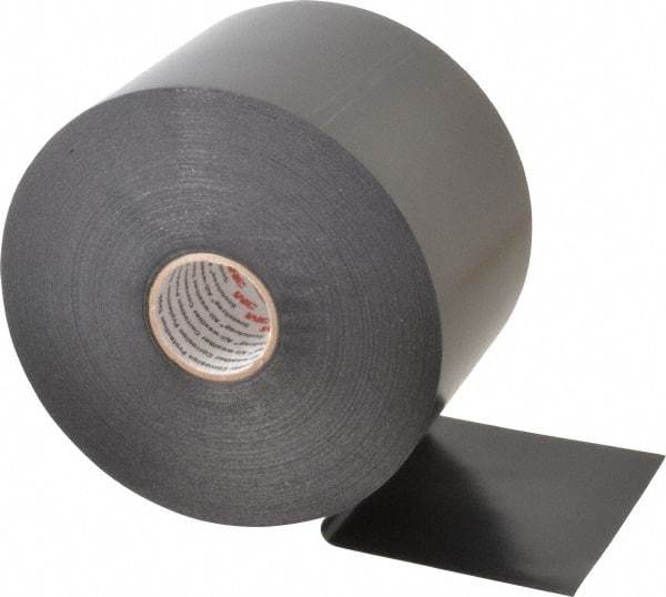 3M - 4" x 100', Black Vinyl Electrical Tape - Series 51, 20 mil Thick, 575 V/mil Dielectric Strength, 40 Lb./Inch Tensile Strength - Best Tool & Supply