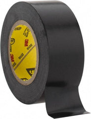 3M - 3/4" x 20', Black Vinyl Electrical Tape - Series 33+, 7 mil Thick, 1,150 V/mil Dielectric Strength, 15 Lb./Inch Tensile Strength - Best Tool & Supply