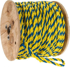 Ideal - 600 Ft. Long, 466 Lb. Load, Polypropylene Rope - 1/2 Inch Diameter, 3,780 Lb. Breaking Strength - Best Tool & Supply