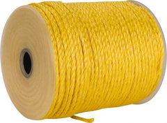 Ideal - 600 Ft. Long, 125 Lb. Load, Polypropylene Rope - 1/4 Inch Diameter, 1,125 Lb. Breaking Strength - Best Tool & Supply