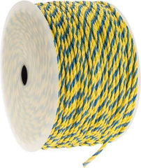 Ideal - 1,000 Ft. Long, 125 Lb. Load, Polypropylene Rope - 1/4 Inch Diameter, 1,125 Lb. Breaking Strength - Best Tool & Supply