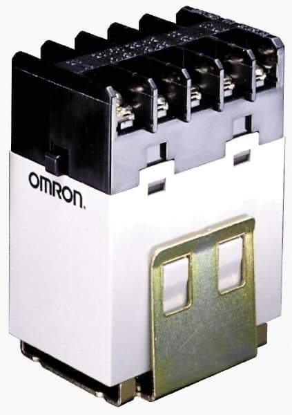 Omron - Standard Electromechanical Screw General Purpose Relay - 25 Amp at 220 VAC, 3PST-NO\xB6SPST-NC, 24 VDC, 34.5mm Wide x 64mm High x 51.5mm Deep - Best Tool & Supply