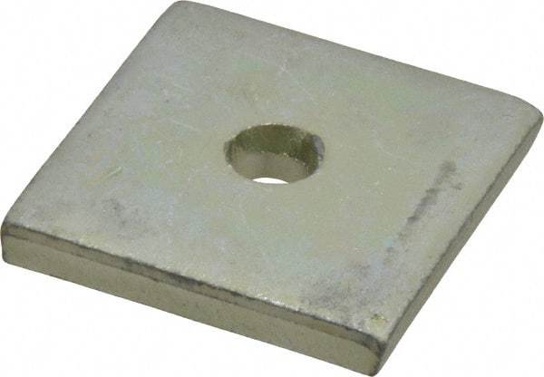 Thomas & Betts - Steel Square Strut Washer - 1/4" Bolt, Used with Thomas & Betts Channels & Strut - Best Tool & Supply