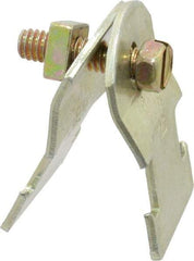 Thomas & Betts - 1/2" Pipe, 16 Gauge" Pipe or Tube Clamp - Gold Galvanized, 650 Lb Capacity - Best Tool & Supply