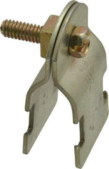 Thomas & Betts - 3/4" Pipe, 16 Gauge" Pipe or Tube Clamp - Gold Galvanized, 650 Lb Capacity - Best Tool & Supply