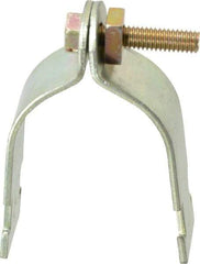 Thomas & Betts - 2" Pipe, 12 Gauge" Pipe or Tube Clamp - Gold Galvanized, 1,000 Lb Capacity - Best Tool & Supply