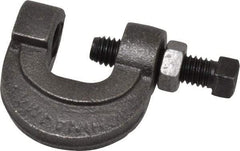 Thomas & Betts - 3/4" Max Flange Thickness, 1/2" Rod L-Clamp with Locknut - 850 Lb Capacity, Steel - Best Tool & Supply