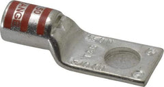 Thomas & Betts - 3/0 AWG Noninsulated Compression Connection Rectangle Ring Terminal - 1/2" Stud, 2.35" OAL x 0.92" Wide, Tin Plated Copper Contact - Best Tool & Supply