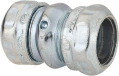 Thomas & Betts - 1/2" Trade, Steel Compression EMT Conduit Coupling - Noninsulated - Best Tool & Supply