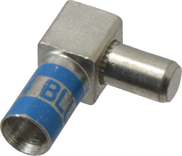 Thomas & Betts - 600 Volt, 6 AWG, Male Pigtail Connector - 1/2 Inch Long Wire Strip, Blue, CSA Certified, RoHS Compliant, UL File Y - Best Tool & Supply