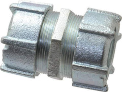 Thomas & Betts - 1-1/4" Trade, Malleable Iron Compression Rigid/Intermediate (IMC) Conduit Coupling - Noninsulated - Best Tool & Supply