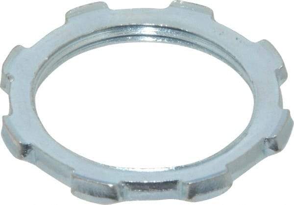 Thomas & Betts - 1-1/4" Trade, Steel Threaded Rigid/Intermediate (IMC) Conduit Locknut - Noninsulated - Best Tool & Supply