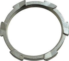 Thomas & Betts - 3" Trade, Malleable Iron Threaded Rigid/Intermediate (IMC) Conduit Locknut - Noninsulated - Best Tool & Supply