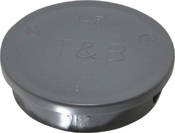 Thomas & Betts - 1-1/2" Conduit, Electrical Enclosure Thermoplastic Knockout Plug - For Use with Rigid/IMC Conduit, CSA File 4484/CSA LR589/NFPA 70/RoHS Compliant/UL 514B/UL File E13938 - Best Tool & Supply