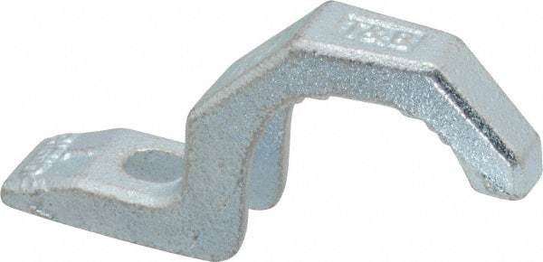 Thomas & Betts - 1" Pipe, Steel, Hot Dipped Galvanized" Pipe or Conduit Strap - 1/4" Bolt, 1 Mounting Hole - Best Tool & Supply