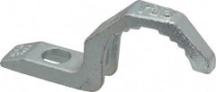 Thomas & Betts - 1-1/4" Pipe, Steel, Hot Dipped Galvanized" Pipe or Conduit Strap - 3/8" Bolt, 1 Mounting Hole - Best Tool & Supply