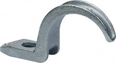 Thomas & Betts - 2" Pipe, Steel, Hot Dipped Galvanized" Pipe or Conduit Strap - 1/2" Bolt, 1 Mounting Hole - Best Tool & Supply