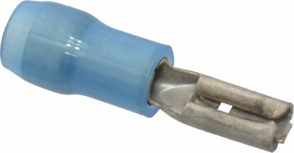 Thomas & Betts - 16 to 14 AWG, Nylon, Fully Insulated, Female Wire Disconnect - 0.11 Inch Wide Tab, Blue, RoHS Compliant, UL 94 V-2 - Best Tool & Supply