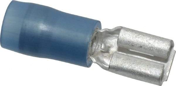 Thomas & Betts - 16 to 14 AWG, Nylon, Fully Insulated, Female Wire Disconnect - 3/16 Inch Wide Tab, Blue, CSA Certified, RoHS Compliant, UL 94 V-2, UL File E66716, UL Listed - Best Tool & Supply