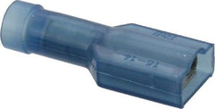 Thomas & Betts - 16 to 14 AWG, Nylon, Fully Insulated, Female Wire Disconnect - 1/4 Inch Wide Tab, Blue, CSA Certified, RoHS Compliant, UL 94 V-2, UL File E66716, UL Listed - Best Tool & Supply